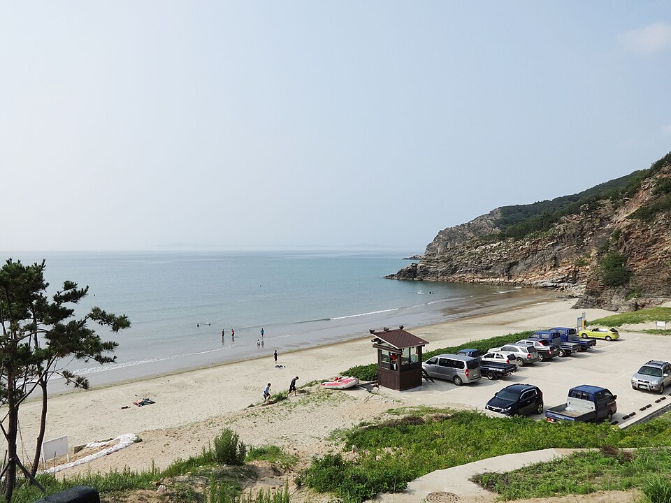 대청도 지두리해변