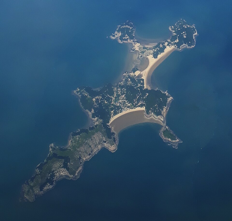 하늘에서 본 굴업도