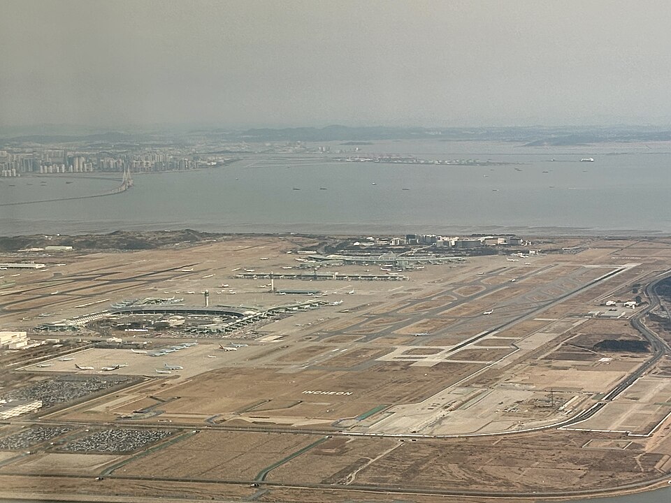 하늘에서 본 인천국제공항