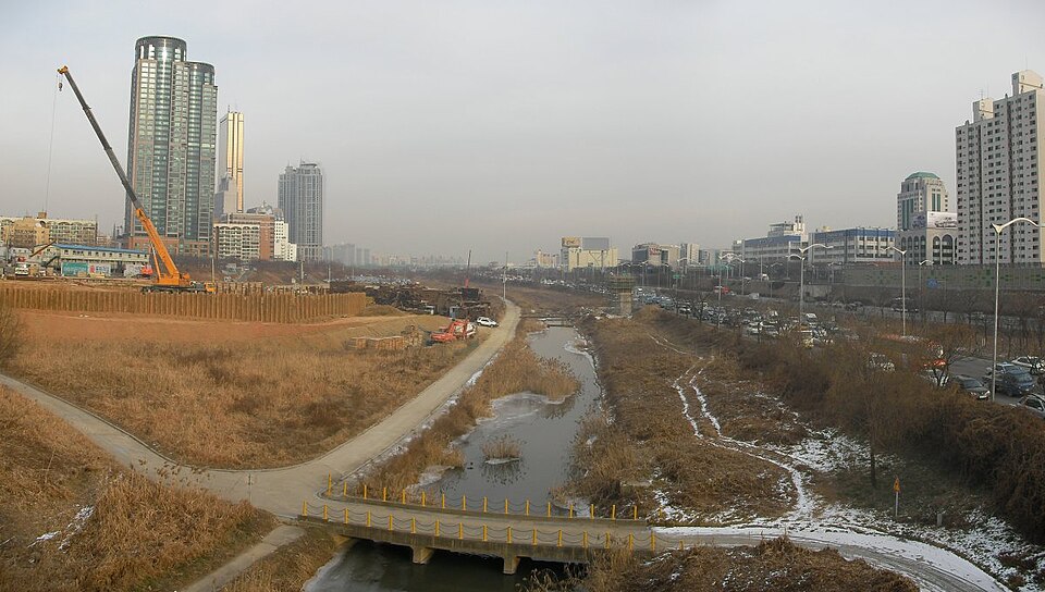 여의도샛강생태공원 주변 전경
